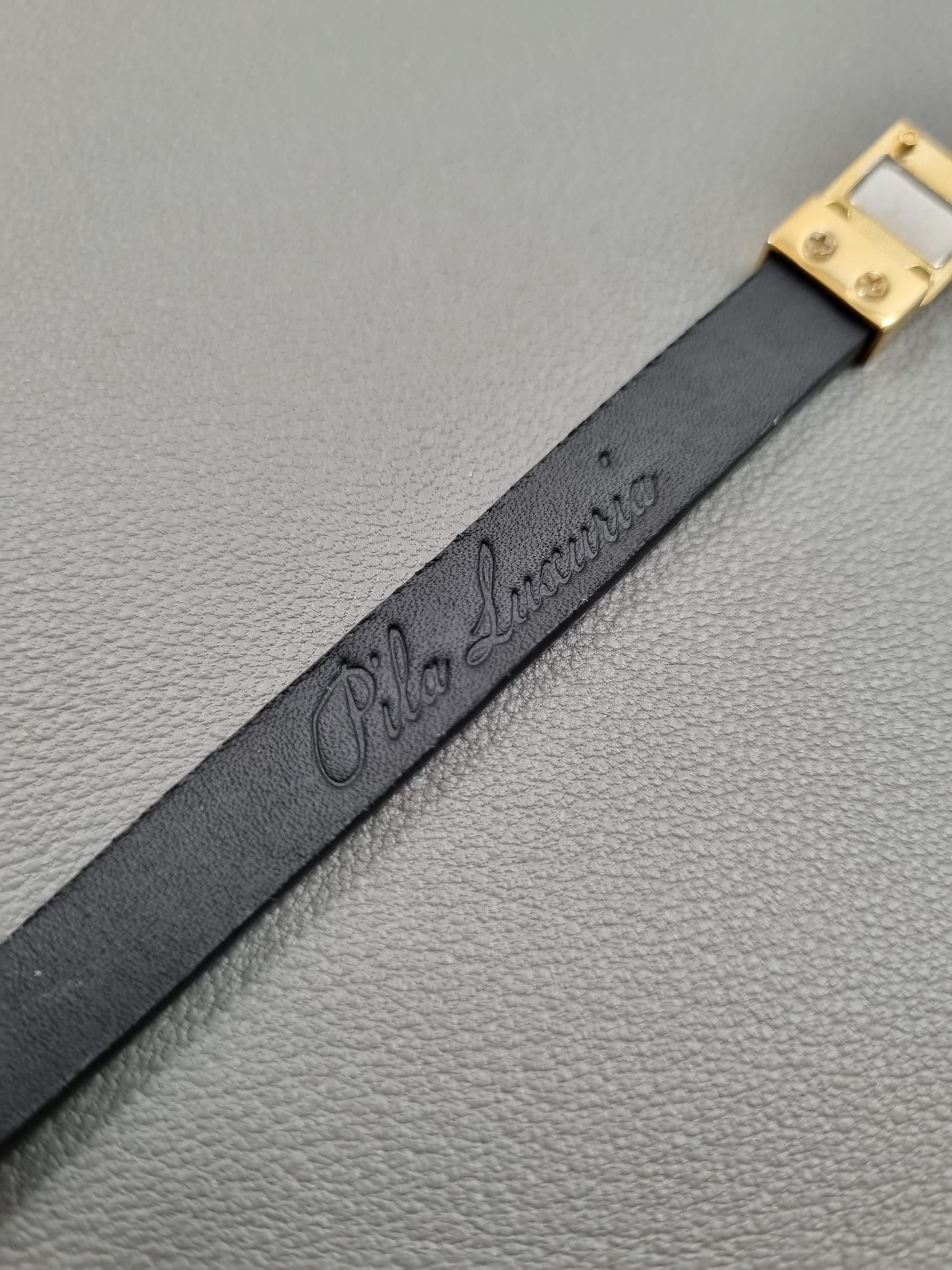 Dark Cherry Alligator Magnet Bracelet — alternate view